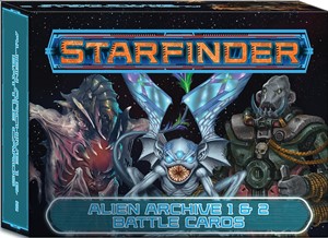 PAI7425 Starfinder RPG: Alien Archive 1 And 2 Battle Cards published by Paizo Publishing