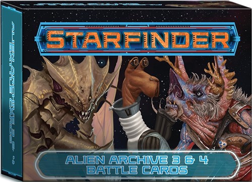 PAI7428 Starfinder RPG: Alien Archive 3 And 4 Battle Cards published by Paizo Publishing