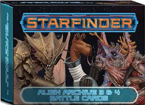2!PAI7428 Starfinder RPG: Alien Archive 3 And 4 Battle Cards published by Paizo Publishing