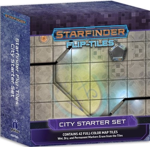 PAI7503 Starfinder RPG Flip-Tiles: City Starter Set published by Paizo Publishing