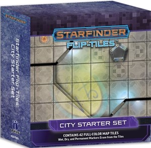 PAI7503 Starfinder RPG Flip-Tiles: City Starter Set published by Paizo Publishing
