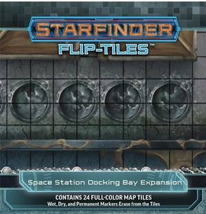PAI7507 Starfinder RPG Flip-Tiles: Space Station Docking Bay Expansion published by Paizo Publishing