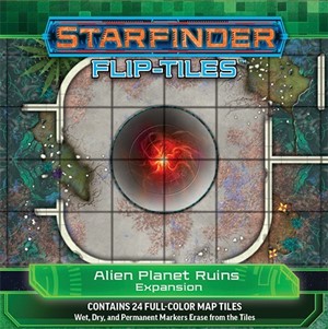 PAI7509 Starfinder RPG Flip-Tiles: Alien Planet Ruins Expansion published by Paizo Publishing