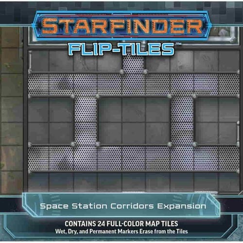 PAI7510 Starfinder RPG Flip-Tiles: Space Station Corridors Expansion Set published by Paizo Publishing