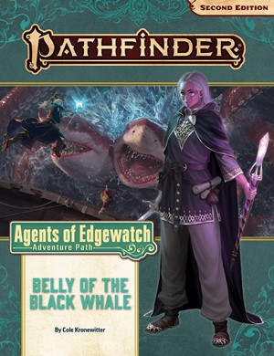 PAI90161 Pathfinder 2 #161 Agents Of Edgewatch Chapter 5: Belly Of The Black Whale published by Paizo Publishing