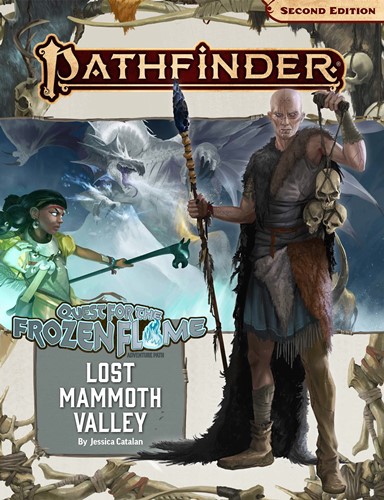 PAI90176 Pathfinder 2 #176 Quest For The Frozen Flame Chapter 2: Lost Mammoth Valley published by Paizo Publishing