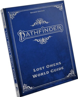 2!PAI9301SE Pathfinder RPG 2nd Edition: Lost Omens World Guide (Special Edition) published by Paizo Publishing