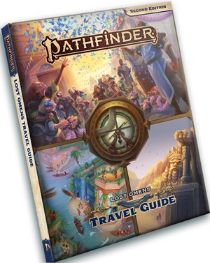 PAI9313 Pathfinder RPG 2nd Edition: Lost Omens Travel Guide published by Paizo Publishing