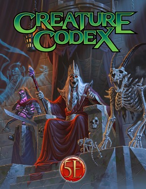 PAIKOBCC5E Dungeons And Dragons RPG: Creature Codex Hardcover published by Paizo Publishing