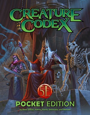 PAIKOBCCPE Dungeons And Dragons RPG: Creature Codex Pocket Edition published by Paizo Publishing