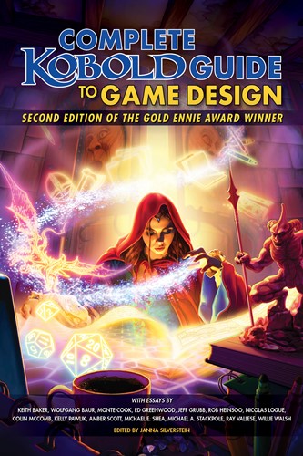 PAIKOBGGD2 Complete Kobold Guide To Game Design 2nd Edition published by Paizo Publishing