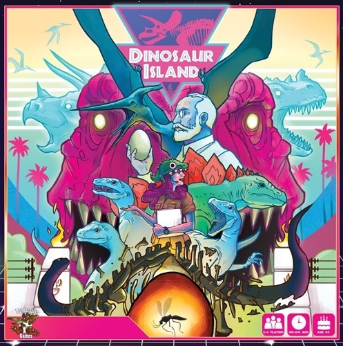 PAN201703 Dinosaur Island Board Game published by Pandasaurus Games