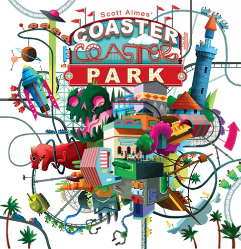 PAN201706 Coaster Park Board Game published by Pandasaurus Games