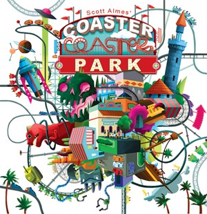 2!PAN201706 Coaster Park Board Game published by Pandasaurus Games