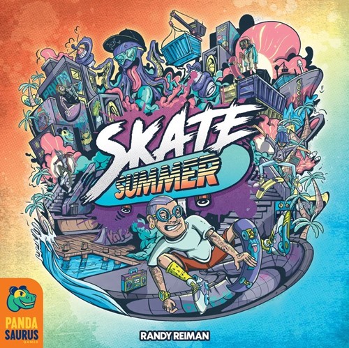 PAN202124 Skate Summer Board Game published by Pandasaurus Games