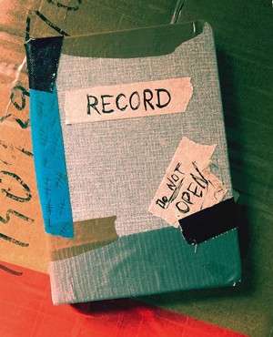 3!PARDPG004EN Don't Play This Game RPG: Cursed Record Notebook published by Parable Games