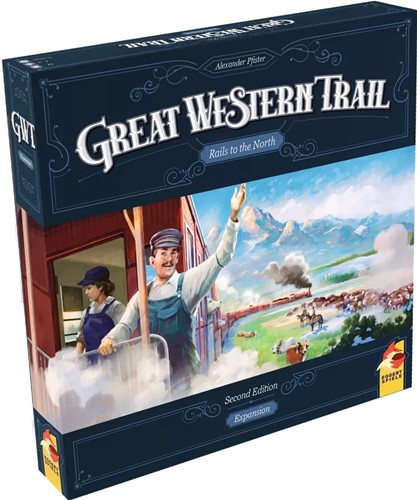 PBGESG50161 Great Western Trail Board Game: 2nd Edition Rails To The North Expansion published by Eggert Spiele