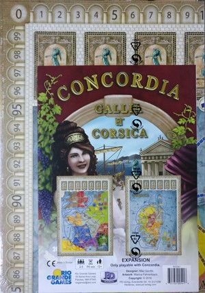 PDVCONCGC Concordia Board Game: Gallia And Corsica Map Expansion published by P D Verlag