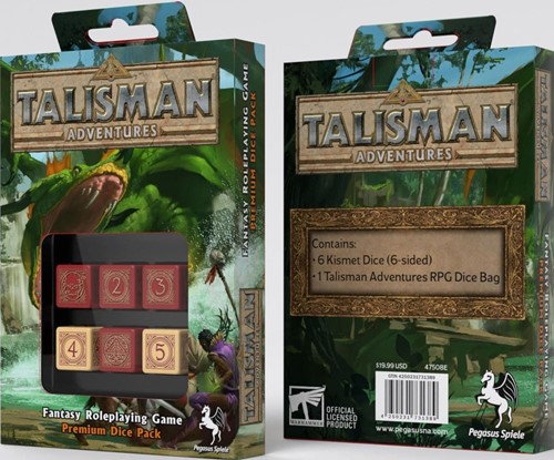 PEG47508E Talisman Adventures RPG: Premium Dice Pack published by Pegasus Spiele
