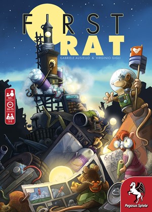 2!PEG51232G First Rat Board Game published by Pegasus Spiele