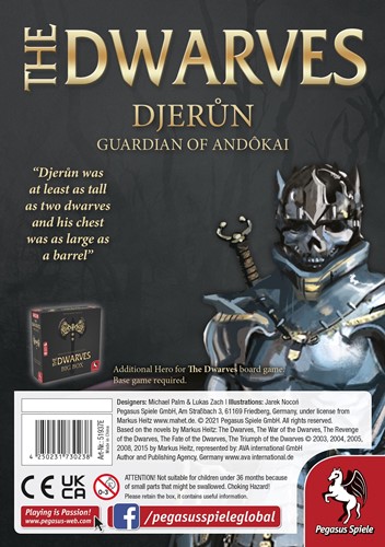 The Dwarves Board Game: Djerun Guardian Of Andokai Character Pack