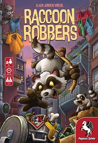 PEG52156G Raccoon Robbers Board Game published by Pegasus Spiele