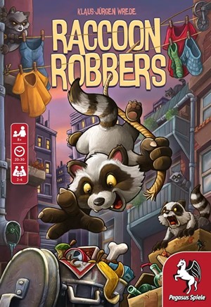2!PEG52156G Raccoon Robbers Board Game published by Pegasus Spiele