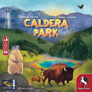 2!PEG57808E Caldera Park Board Game published by Hall Games
