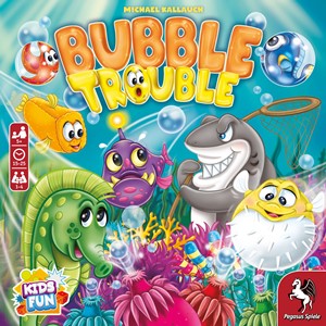 2!PEG65502G Bubble Trouble Board Game published by Pegasus Spiele