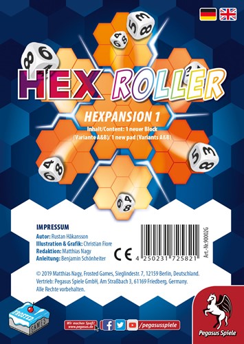 HexRoller Dice Game: Hexpansion 1