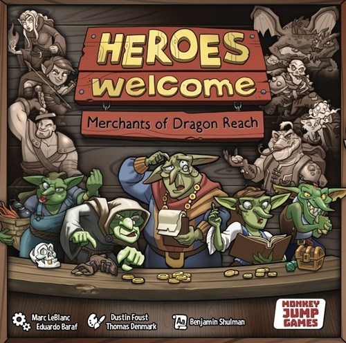 PFX900 Heroes Welcome Board Game: Merchants Of Dragon Reach published by Pencil First Games