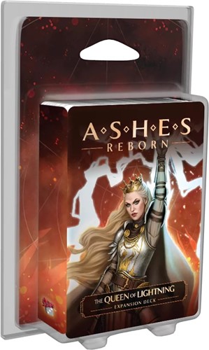 PHG12215 Ashes Reborn Card Game: The Queen Of Lightning Expansion Deck published by Plaid Hat Games