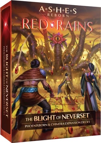 Ashes Reborn Card Game: Red Rains - The Blight Of Neverset - Phoenixborn And Chimera Expansion Decks