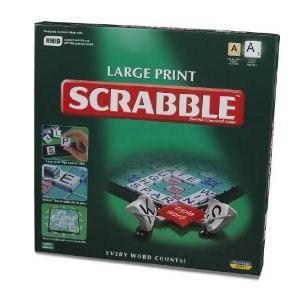 PLAG0104 Large Print Scrabble designed in association with RNIB published by Paul Lamond Games