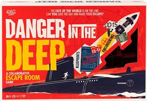 2!PROFPDANGER Danger In The Deep Card Game published by Professor Puzzle