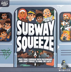 PROFPSUBWAY Subway Squeeze Board Game published by Professor Puzzle
