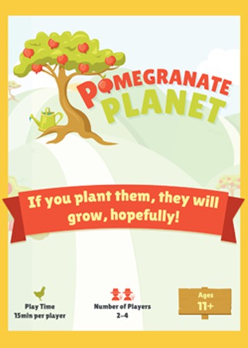 PWG8005 Pomegranate Planet Card Game published by Paw-Warrior Games