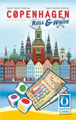 QUE101 Copenhagen Board Game: Roll And Write published by Queen Games