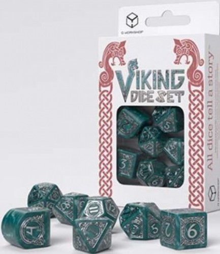 QWSRVIK4T Q-Workshop Viking RPG Niflheim Dice Set published by Q-Workshop