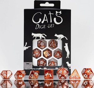 QWSSCAT72 Q-Workshop CATS Muffin Dice Set published by Q-Workshop