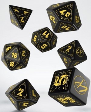 QWSSCPU07 Q-Workshop Cyberpunk Red Wet Work Dice Set published by Q-Workshop