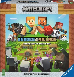 2!RAV20914 Minecraft Heroes Of The Village Board Game published by Ravensburger