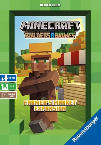 Minecraft Board Game: Builders And Biomes Farmers Market Expansion