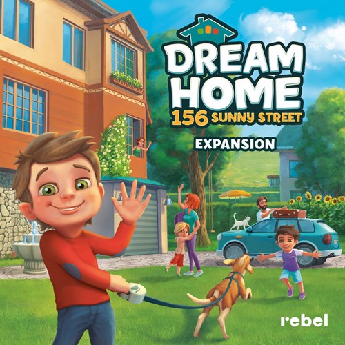 REBDRM02 Dream Home Board Game: 156 Sunny Street Expansion published by Rebel Poland
