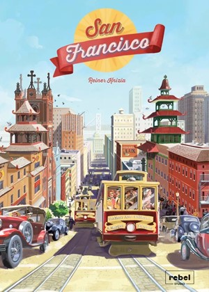 REBSANFRAN01 San Francisco Board Game published by Rebel Centrum