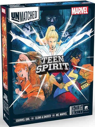 REO8432 Unmatched Board Game: Marvel Teen Spirit published by Restoration Games