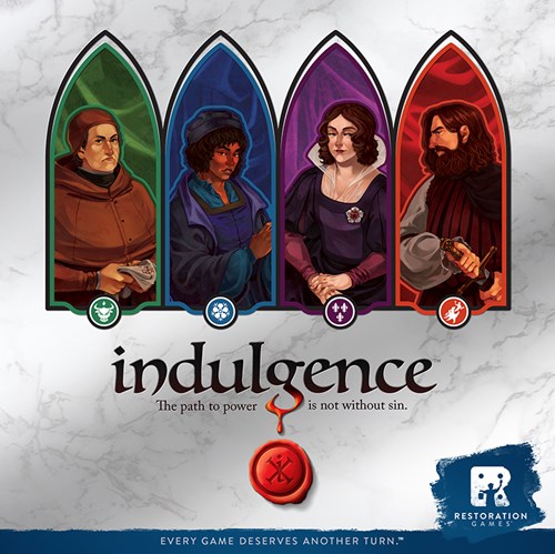 REO9003 Indulgence Card Game published by Restoration Games