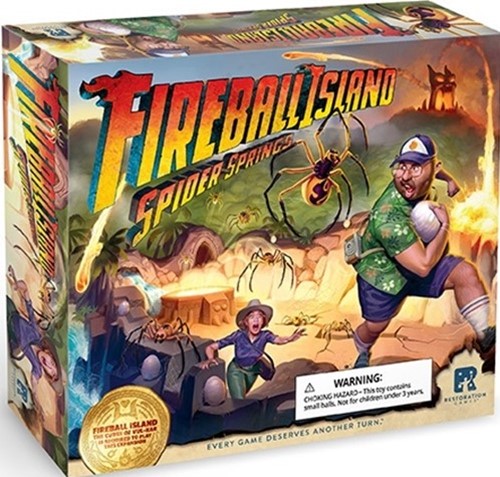 REO9019 Fireball Island Board Game: Spider Springs Expansion published by Restoration Games