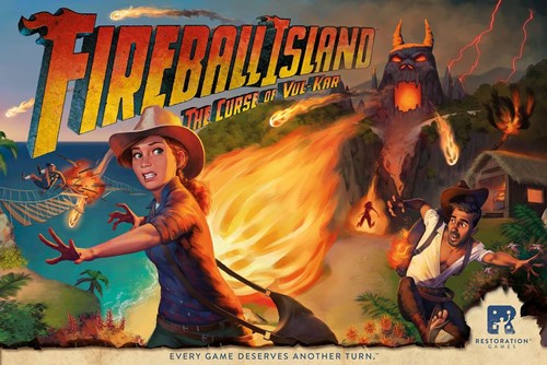 REO9100 Fireball Island Board Game: The Curse Of Vul-Kar published by Restoration Games