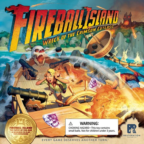 REO9101 Fireball Island Board Game: Wreck Of The Crimson Cutlass Expansion published by Restoration Games